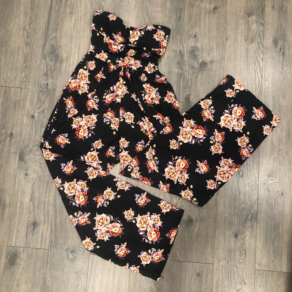 ❌SOLD❌BAND OF GYPSIES | Floral Jumpsuit